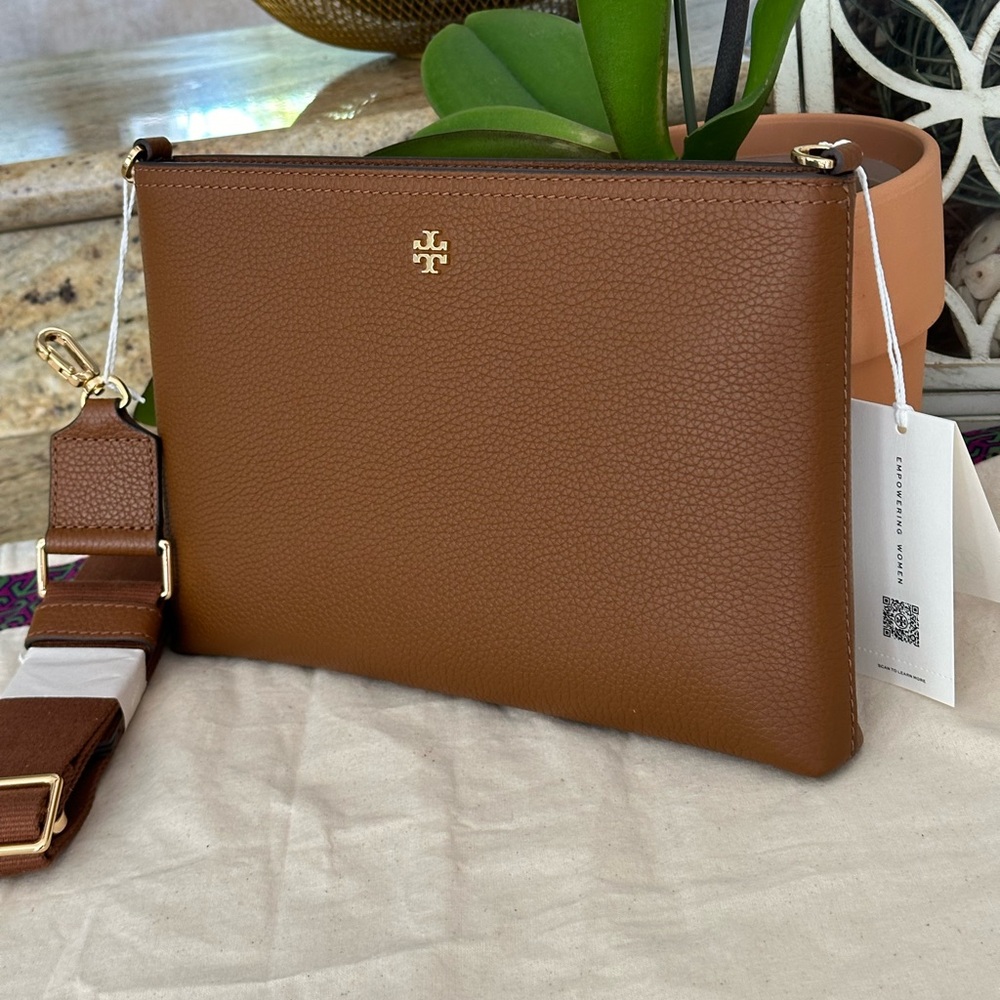 New Tory Burch Blake Swingpack Crossbody Cortado Color - Picture 3 of 11